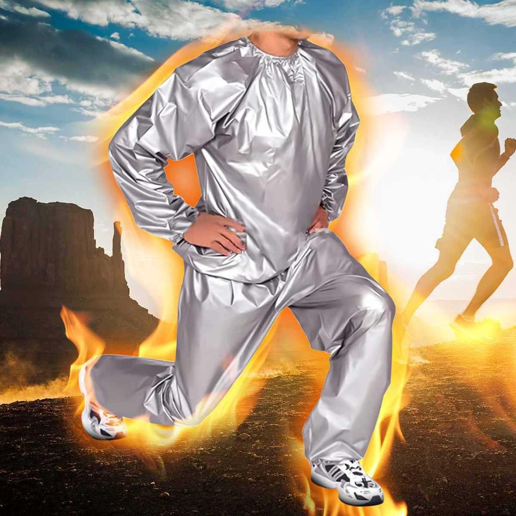 Disposable Gray Sauna Suit for Weight Loss and Body Sculpting