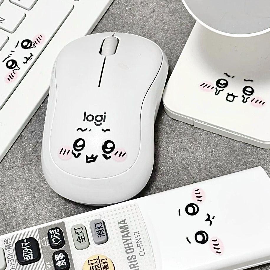 Chiikawa Usagi Transfer Stickers Cute Character Face Crystal Decals DIY For Charger Phone Case Anime Collectible Decoration Gift 6