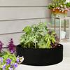 2PCS Durable 15 Gallon Grow Bag Heavy Duty Round Plant Grow Bag Breathable Reusable Raised Planter Bag Outdoor Gardening
