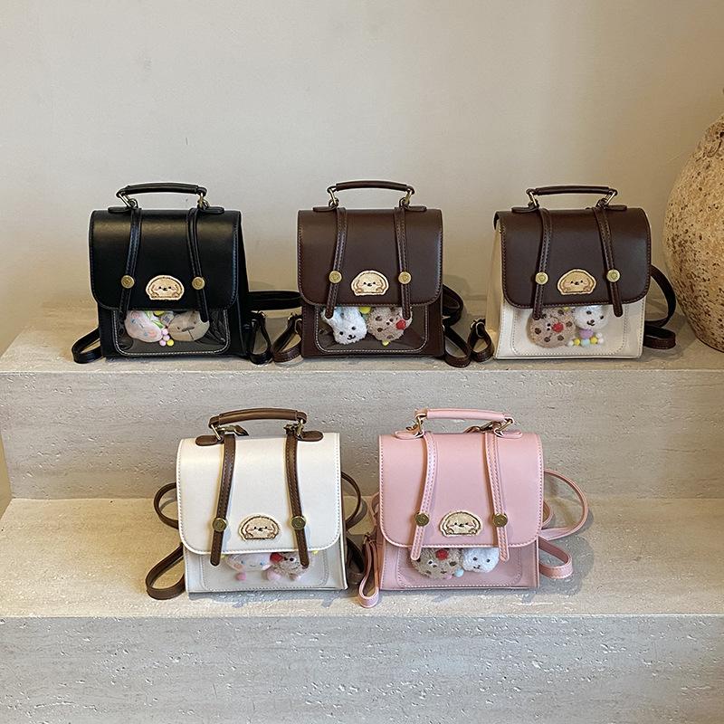 Schoolbag1011 summer new niche design bag backpack women's casual design handbag travel backpack