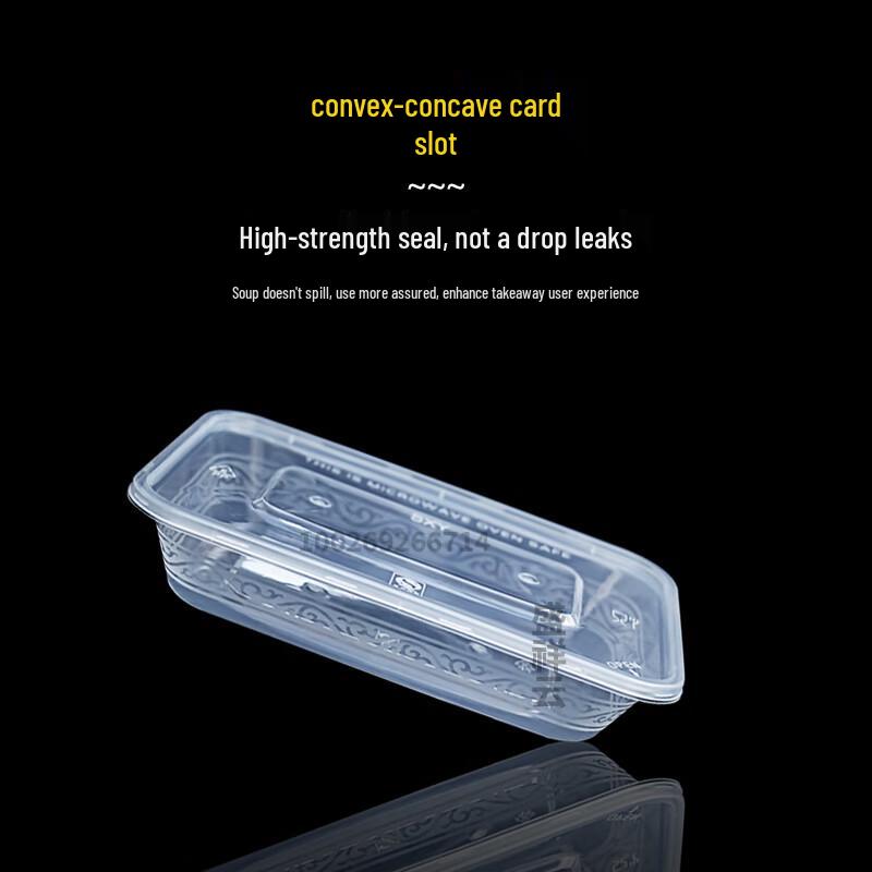 Shengxiangyun Disposable Rectangular Food Containers with Lids