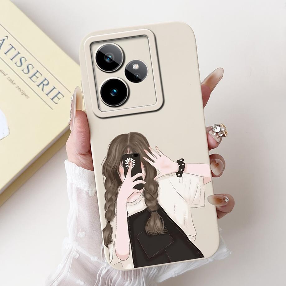 For Realme GT7 Case RealmeGT 7T New Candy Painted Back Cover Shockproof Soft TPU Phone Case For Realme GT 7 Pro GT7 T GT7T Shell