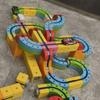 Electric Magnetic Track Car Set - Versatile Children's Puzzle Toy Anti-Gravity Magnetic Blocks Play Vehicle Birthday Gift
