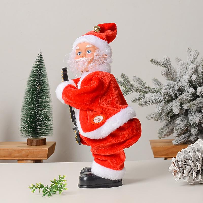 Electric Dancing Santa Claus with Music - Children's Christmas Gift and Shopping Mall Display.