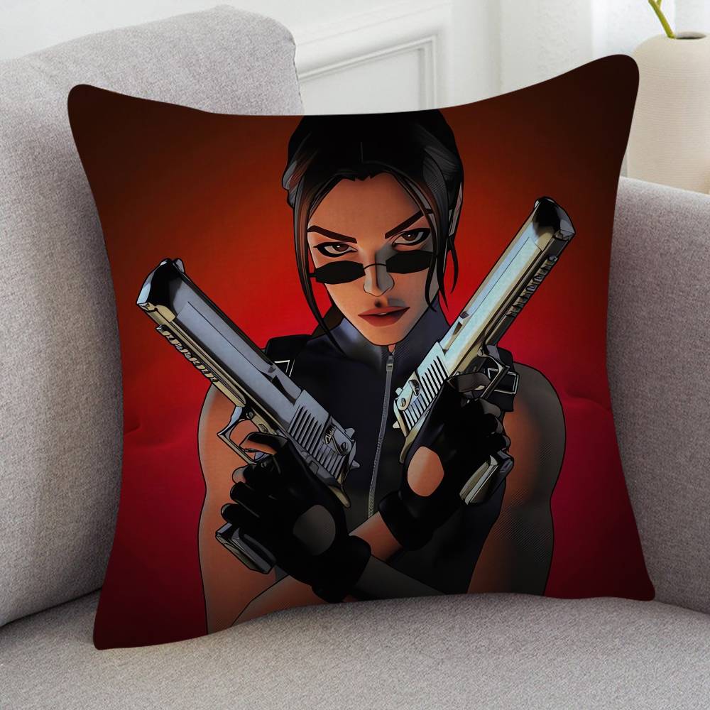 GAME Tomb Raider Pillow Gift Home Office Decoration Pillow Bedroom Sofa Car Cushion CoverPillow Case