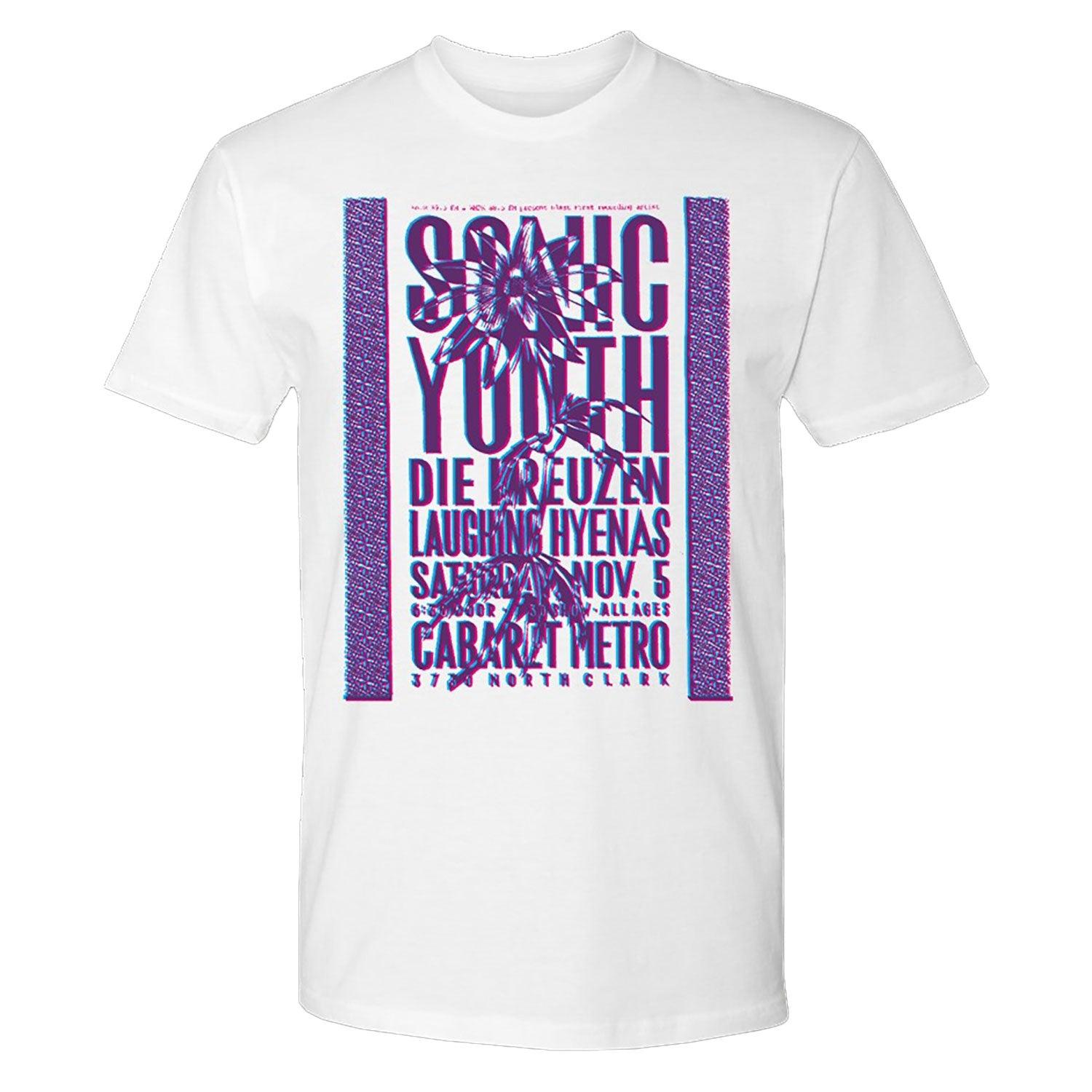 

Sonic Youth Metro Band Graphic Print Summer Autumn Winter Men s and Women s Short Sleeved T-shirt Casual Loose Outdoor Street 4XL