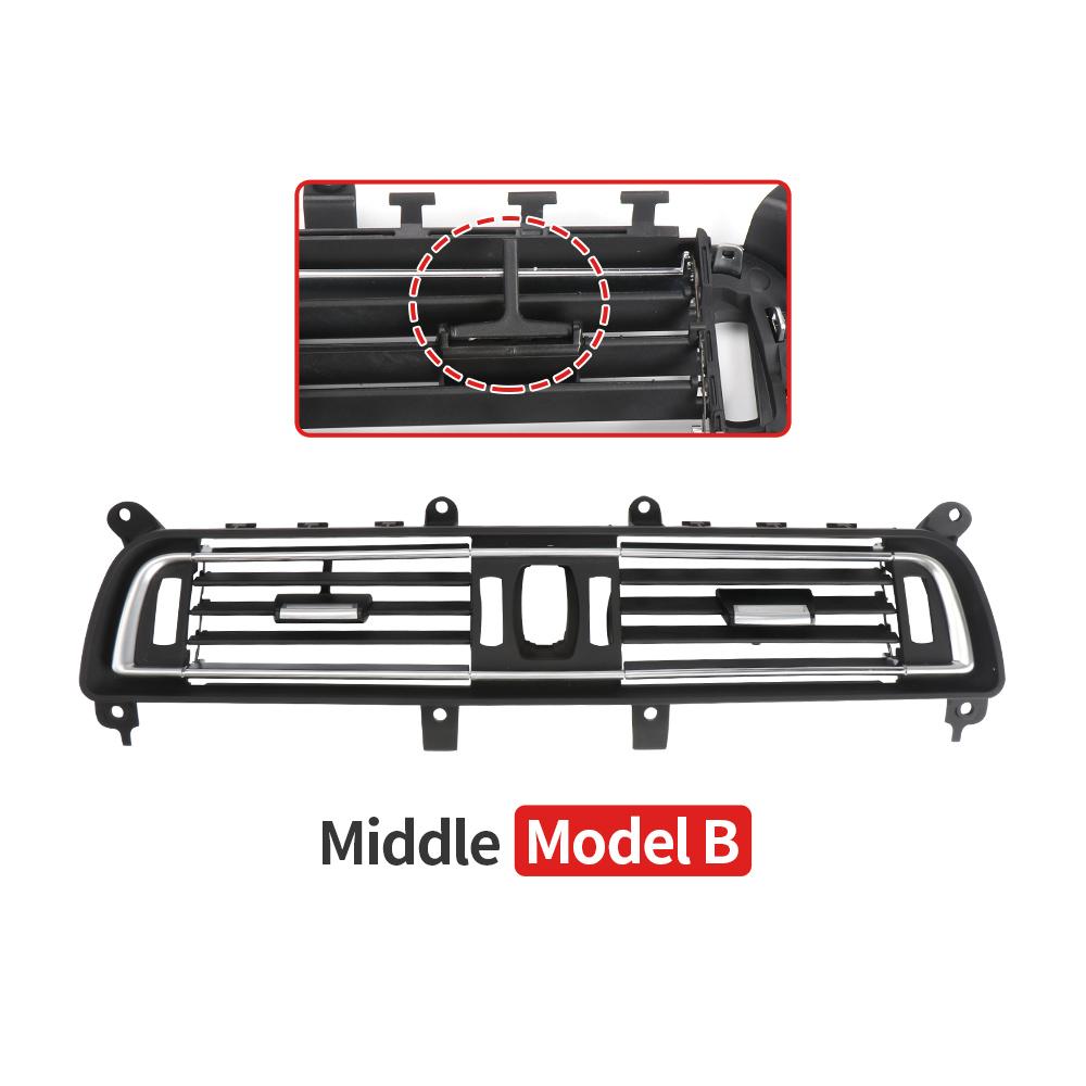 LHD vorne links Mitte rechts hinten Klimaanlage Lüftungsgitter mit Chrom für BMW 7er F02 F01 730 735 745