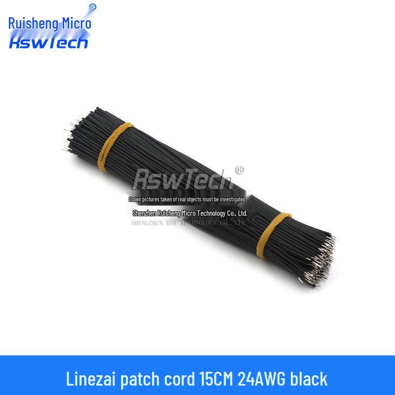 Double-Headed Tinned Wire Jumper for Welding & Electronic Connection, 22/24AWG, 5/0.8mm, Length: 50/150mm