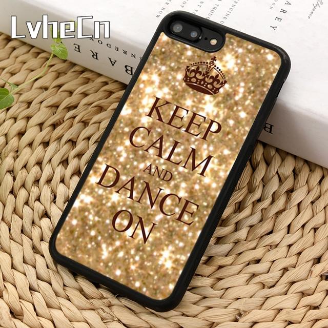 Keep Calm And Just Dance Phone Case For iPhone 17 Air 14 15 16 16e 13 12 Max Cover For Apple 11 Pro Max Plus