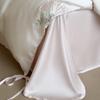 Youthful Rabbit & Blossom Embroidered Orchid Tencel Summer Quilt & Bed Sheet Set - Cool & Silky Duvet Covers