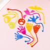 10pcs Funny Sticky Hands Toy Elastic Sticky Squishy Slap Palm Toys for Kids Birthday Favors Supplies Treats Guest Party Gifts