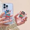 New In Stock Anime Xiao Xin Mobile Airbag Bracket Ins Style Cute Cartoon Adhesive Lazy Telescopic Desktop Air Cushion Folding