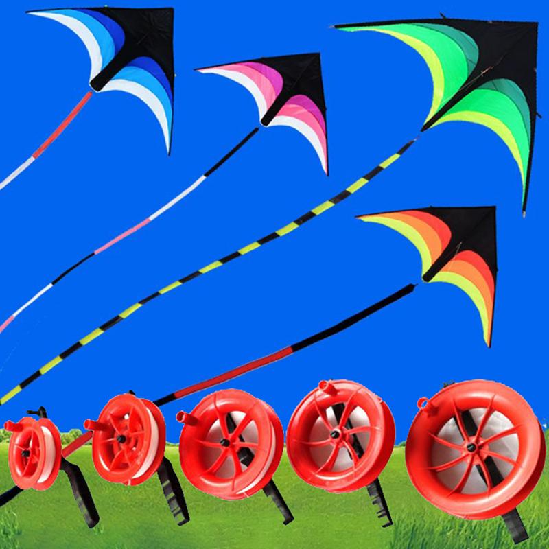 Vliegerwiel Lijnlengte 30/50/100/150/200M Buiten Kogellager Wiel Vlieger Winder Tool Handvat Lijn Touw Winder Vlieger Accessoires