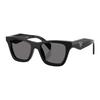 Logo Acetate Square Sunglasses Women Sunglasses Black PRC07S16K90T