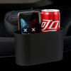 Car Trash Can Universal Car Door Hanging Trash Bin Small Clamshell Dustbin Vehicle Garbage Dust Case Taxi Trash Can Car Storage