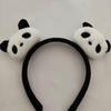 Adorable 2026 Panda Hair Accessory: Cute Round Headband & Funny Clip for Girly Wash Face Routine