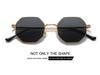 2023 Unisex Retro Polygonal Sunglasses - Classic Metal Design for Men & Women