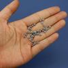 4.5mm Tibetan Silver Geometric Herringbone Bodhi String Spacer Beads for DIY Jewelry