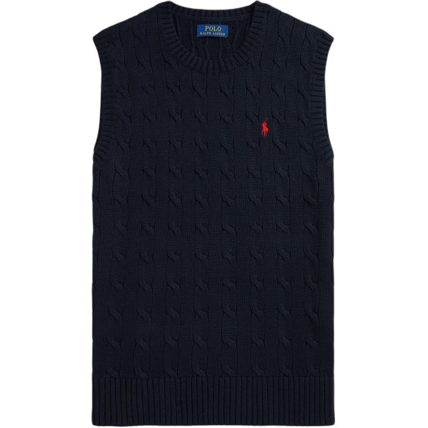 

Polo Ralph Lauren Хлопковая безрукавка с кабельным узором, однотонная, мужские топы MNPOSWE1CM20135-400 XS