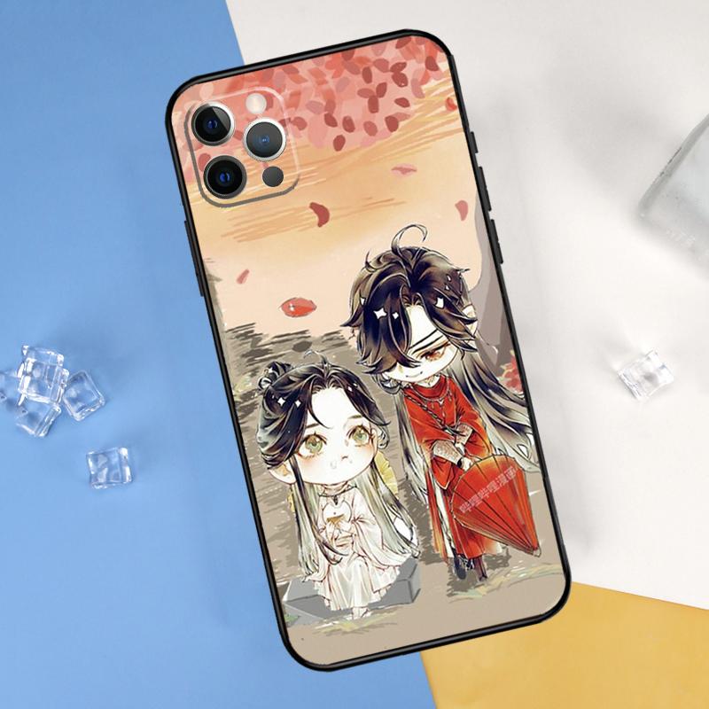 Tian Guan Ci Fu Phone Case For iPhone 16 Pro Max 12 13 Mini 11 14 15 Pro Max XR 16 15 Plus 16e Cover Shell