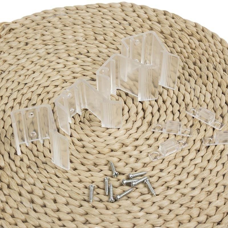 Clear Sliding Mirror Door Latches Easy to Use Sliding Mirrored Travel Door Latches Travel Trailer Door Security for Home