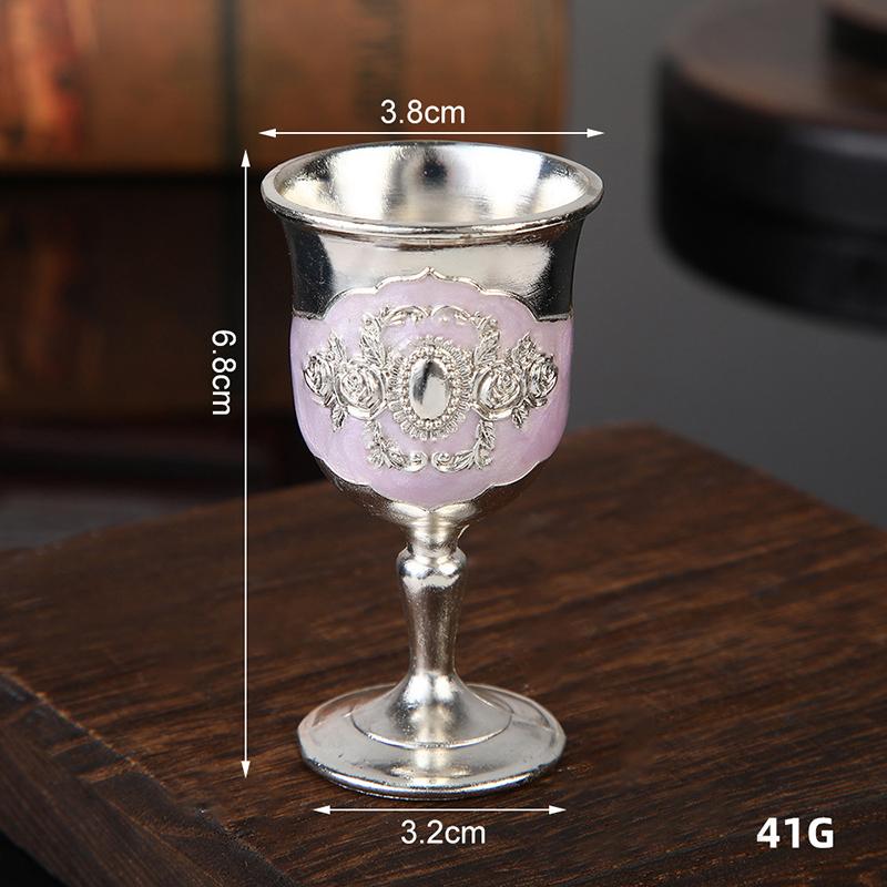 Vintage European Design Wine Goblet 1Pcs Food Grade Metal Drinkware Perfect for Wine Tasting Event Use