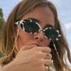 Vintage Oval Sunglasses Women Luxury Brand Designer Sun Glasses Black Leopard Glasses Goggle Gafas De Sol Vintage Para Mujer