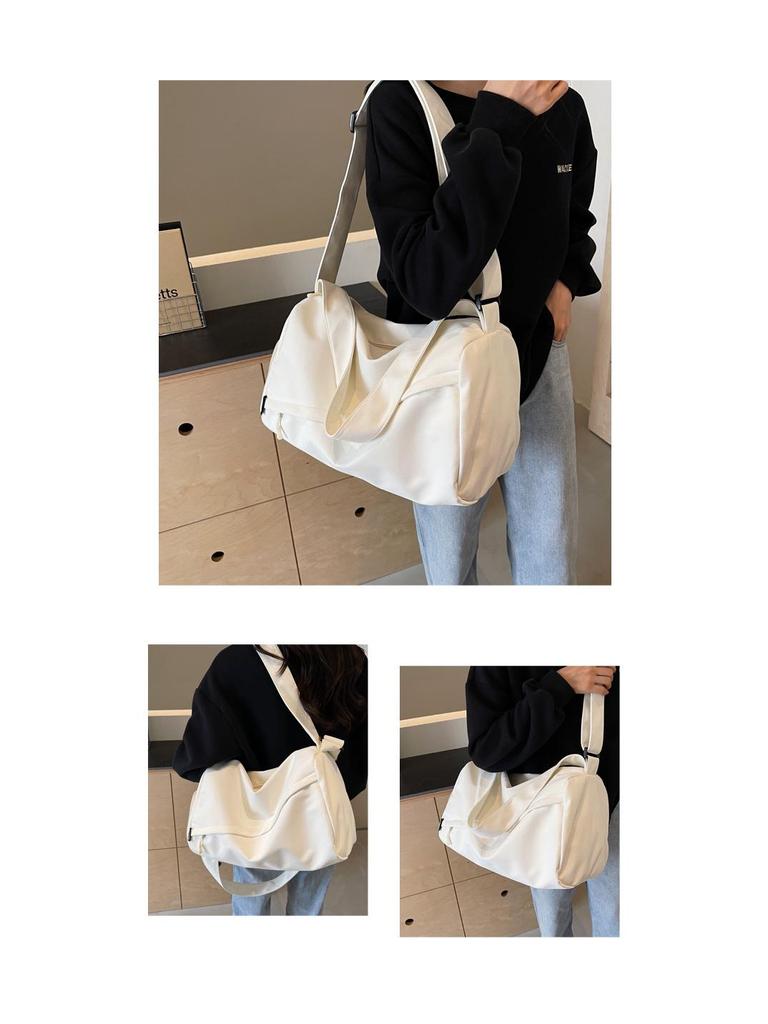 Travel Bag Large Capacity, Dry & Wet Separation, Lightweight Sports & Fitness Crossbody Bag for Short Trips