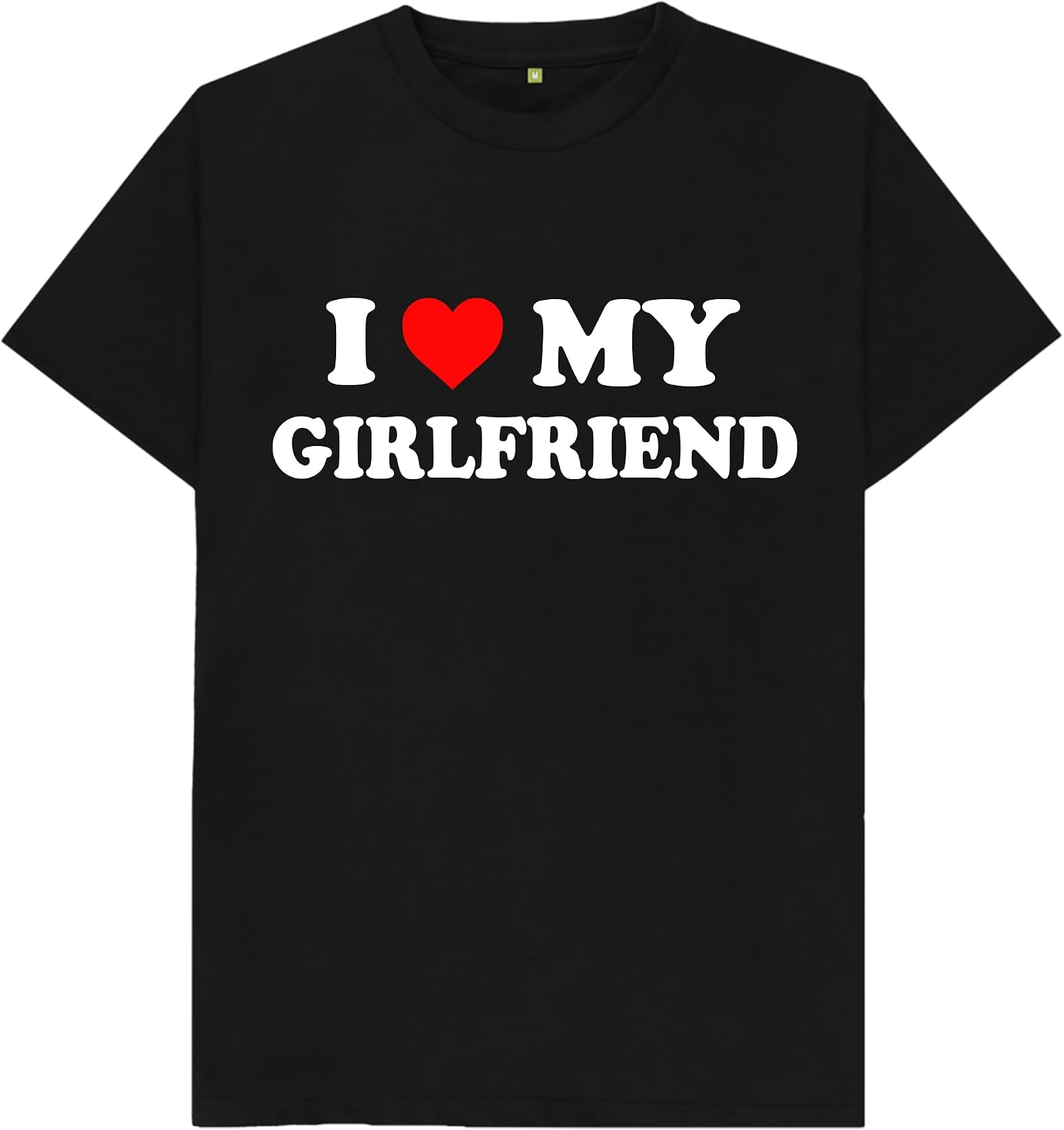 I Love My Girlfriend Soulmates Gift Kids Womens Mens T Shirt S чёрный