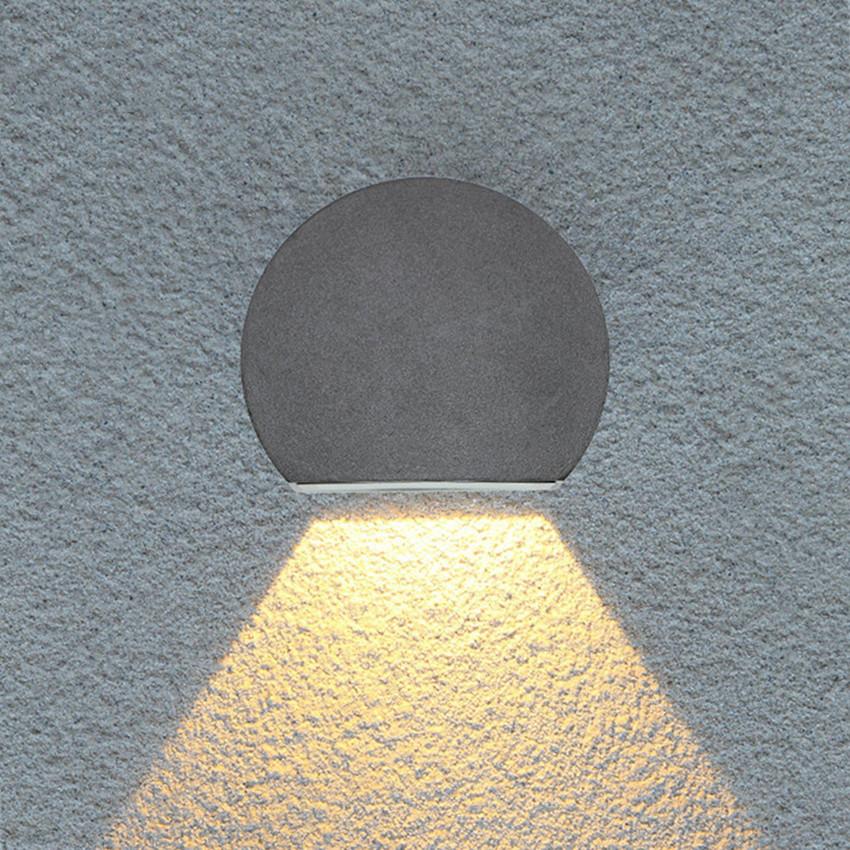 Creative Semi-Circular Wall Lamp Nordic Minimalist Outdoor Waterproof Wall Lamp for Hotels Villas Corridors Hallways Wall