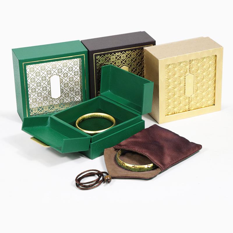 Heritage Series Gold Tassel Jewelry Box for Bracelets, Necklaces, and Jade Pendants