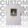 Custom Personalised Text Photo TShirt Vintage Polaroid Retro Birthday Gift