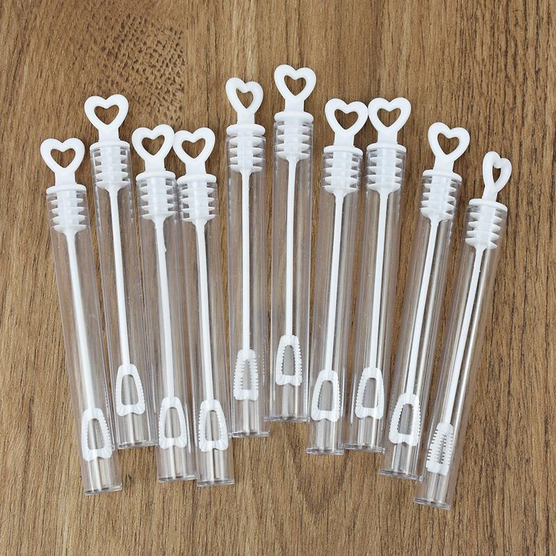 20/100 Stück Liebesherz Stab Röhre Seifenblasenflasche Hochzeitsgeschenke für Gäste Kindergeburtstag Mitgebsel Dekoration Babyparty