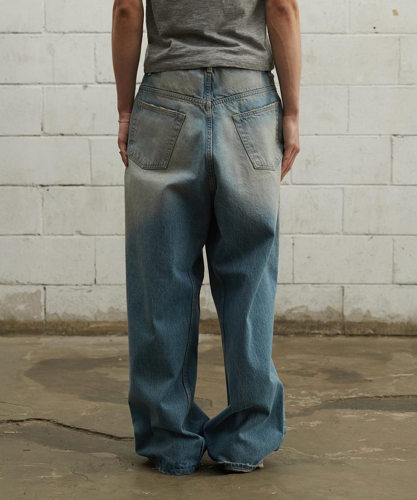Keulaeki [Men] A-Wide Denim_L/Indigo [Kr265Pmn442]