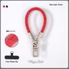 Detachable Anti-Lost Phone Lanyard: Short 7mm Mesh Sleeve Wrist Strap for Outdoor Use