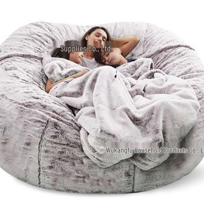 Divano a sacco in finta pelliccia - Disponibile nelle misure 5FT/6FT/7FT