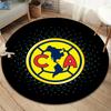 Club America Round Area Rug,Carpet Rug for Living Room Bedroom Sofa Playroom Decor,Non-slip Floor Mat