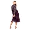 Deluxe Womens/Ladies Sequin V Neck Midi Dress