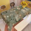 1pc Tablecovers Soft Elegant Floral Vine Tablecloth with Leaves And Flowers - Wipeable Machine Washable Rectangular Table Topper, Suitable for Dining