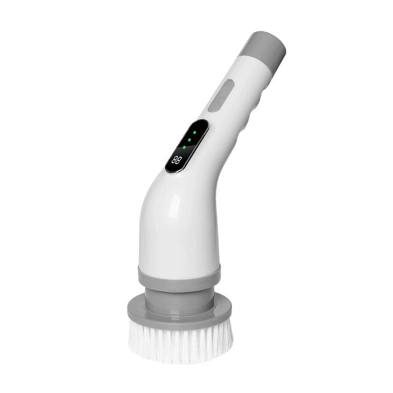 

Cepillo de limpieza eléctrico multifuncional inalámbrico para cocina y baño con 9 cabezales
