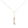 Creative Colorful Raw Crystal Pendant Necklace, Ins Trendy Clavicle Choker