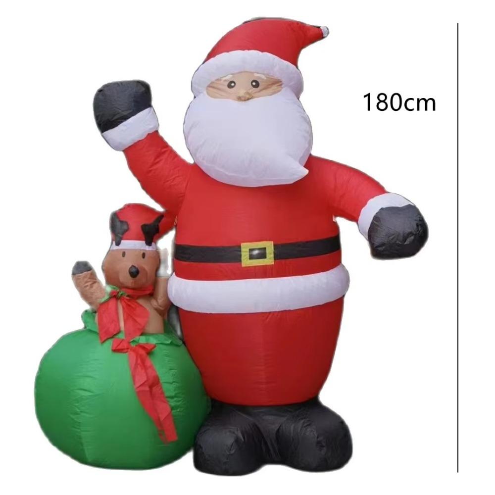 with LED Light Xmas Inflatable Decoration Christmas Inflatable Model New Year Gift