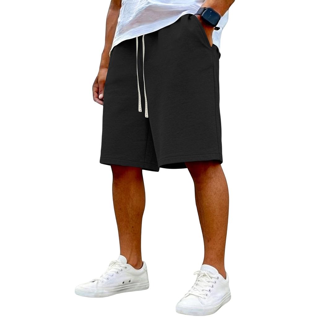 Men's Summer Drawstring Casual Shorts Men's Fashion Sports Shorts