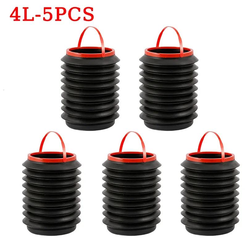 Auto Mülleimer Multifunktional Auto Innenraum Verwendung Zusammenklappbarer Auto Teleskopisch Schrumpfbarer Eimer Auto Aufbewahrungszubehör Abziehen Papierabfälle