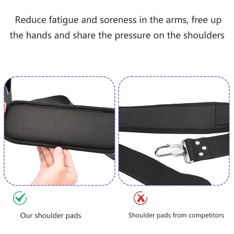 Grass Trimmer Strap Shoulder Belt With Broad Comfort Fit Design And Antislip Padding For Extended Use