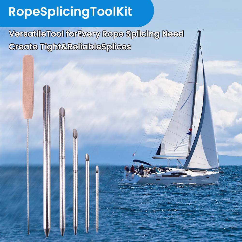 Line Braiding Set Tool 0.24in 0.31in 0.39in 0.47in 0.59in & 1pcs Pusher 0.24in 0.31in 0.39in 0.47in 0.59in and 1pcs Pusher