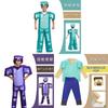 Minecraft Diamond Armor Cosplay Costume With Polyester Material For Game Anime Role Play