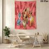 Eevee Evolution Tapestry Wall Tapestry Background Cloth Wallmounted Background Cloth Soft Atmospheric Background Cloth