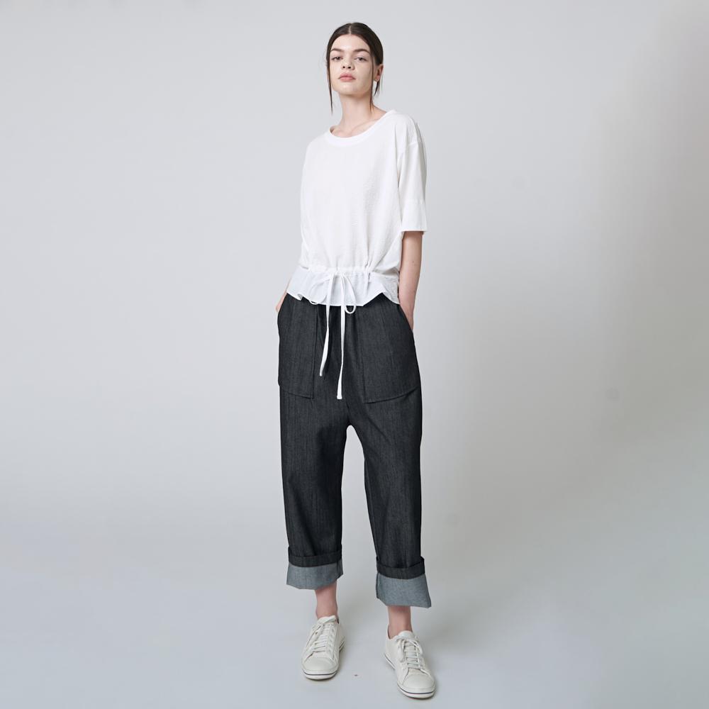 ATHPLATFORM Aw41Th10 Block Patch Top_White
