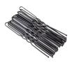 50pcs/bag U Shaped Black Gold Stainless Steel Hair Bun Clips Fashion Salon Hairdressing Bobby Pins Bridal